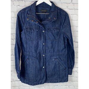 TALBOTS Womens' Denim Jean Jacket Blazer Size Small